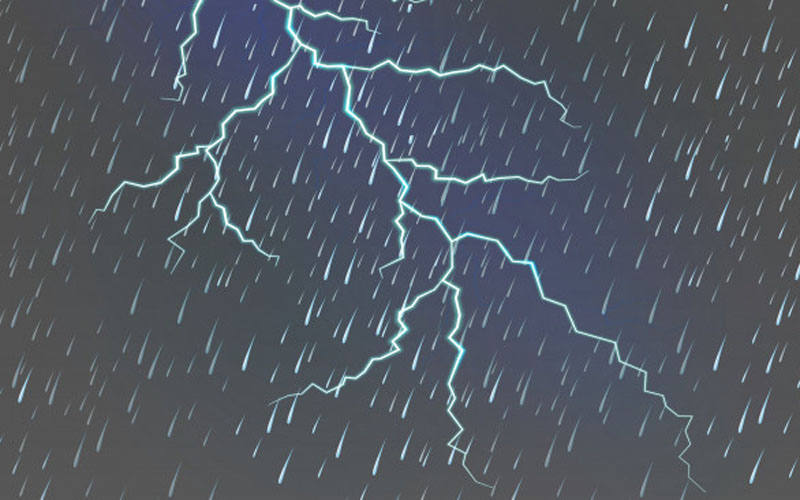 Previsão do tempo 17 de março de 2026: trovoadas e chuva em várias cidades