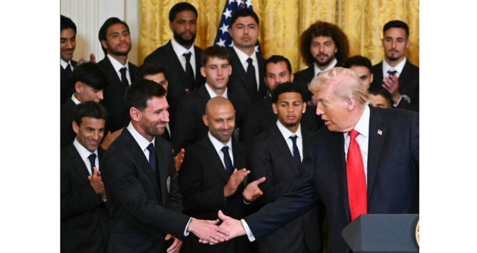 Colhendo críticas, Lionel Messi aplaude quando Trump discute o conflito com o Irã