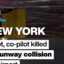 Piloto e copiloto morrem em colisão na pista do aeroporto de Nova York