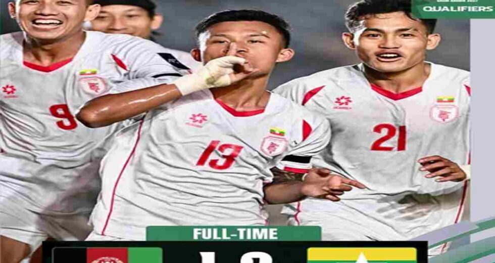 Mianmar sobe e vence o Afeganistão por 2 a 1 nas eliminatórias