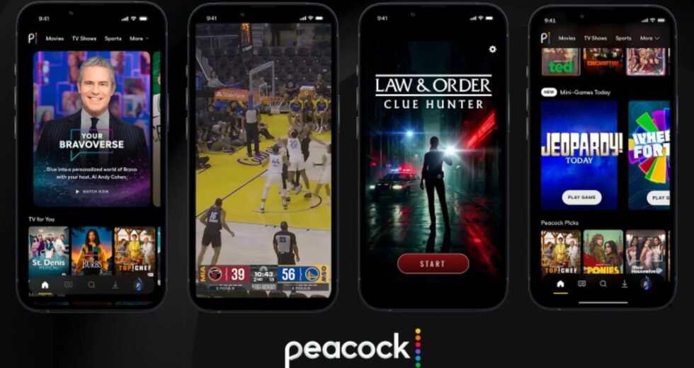 O aplicativo Peacock está recebendo vídeos verticais da NBA e um jogo Jeopardy também