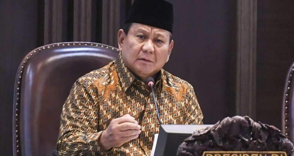 Prabowo: A paz mundial precisa de justiça e prosperidade