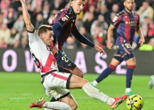 Pathe Ciss salva Rayo Vallecano da derrota em minutos sangrentos