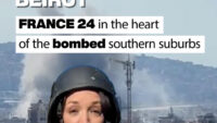 Beirute: FRANÇA 24 no coração dos subúrbios bombardeados do sul