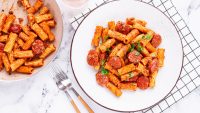 The pasta that starts in the freezer