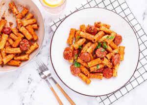 The pasta that starts in the freezer