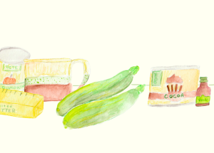 A brownie-muffin for zucchini season