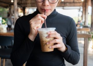Is iced coffee really unprofessional at a job interview?